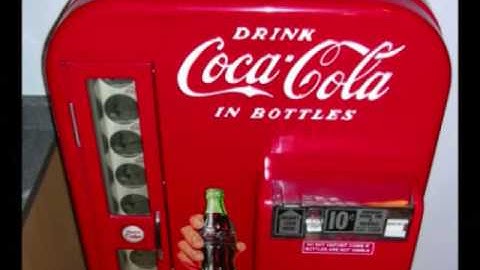 Vintage Coca Cola Vending Machine-Vendo 81