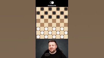CAN YOU WIN A GAME OF CHECKERS IN JUST 2 MOVES? #shorts #checkers #draughts