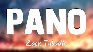 Pano - Zack Tabudlo (Lyrics Video) 💸