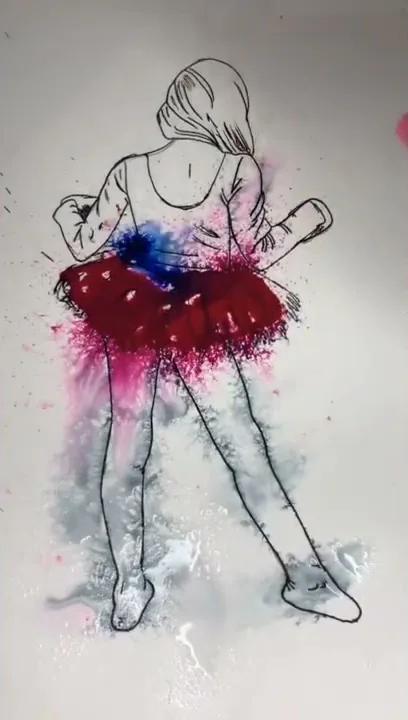 "Joy" with inks, water spray! and heaps of TRUST T...