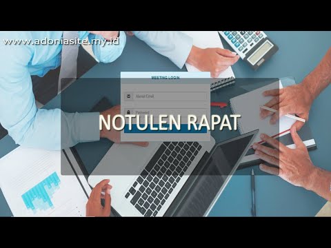 Sistem Informasi Notulen Rapat