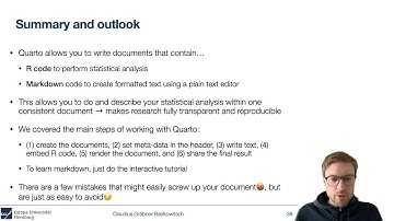 Applied Data Science using R: Introducing Quarto & R Markdown (4/4)