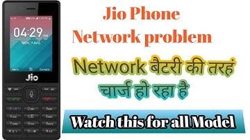 Jio phone network problem solution || jio phone f30c || Network Charging like a Battery on Jio Phone