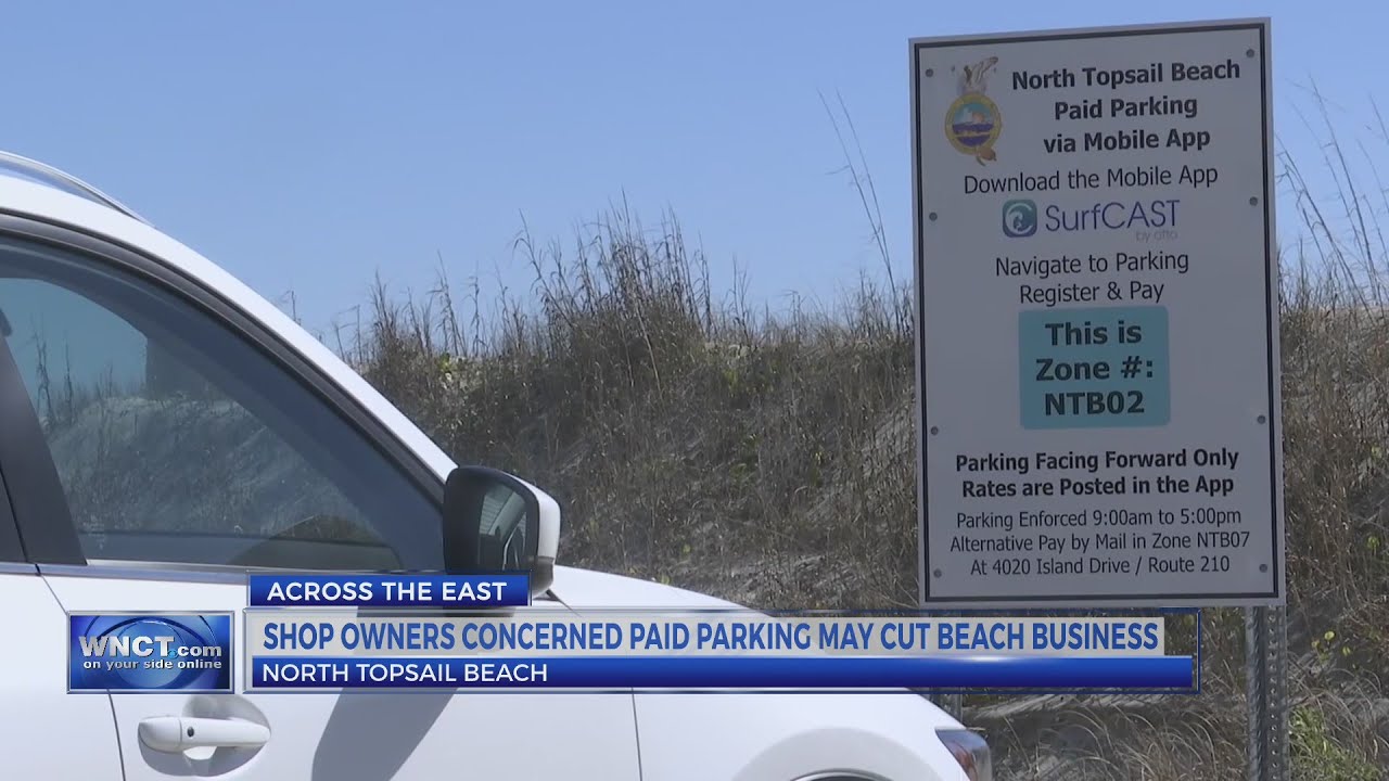 North Topsail Beach shop owners concerned paid parking may cut business