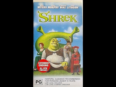 Opening To Shrek 2001 Vhs Australia Youtube