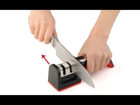 Cómo afilar un cuchillo en casa