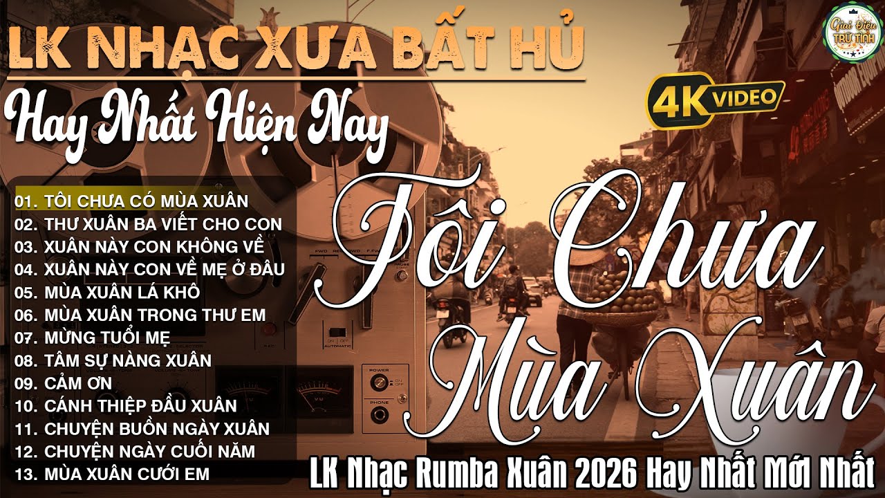 TÔI CHƯA CÓ MÙA XUÂN ➤LK Nhạc Vàng Xưa Ngọt Ngào Say Đắm Bao Thế Hệ, Toàn Bài Hay - DIỄN QUÂN Bolero