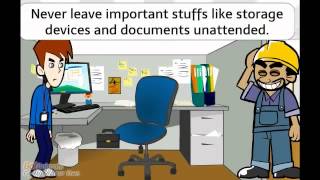 Information security training for new employees.