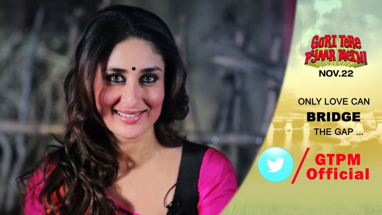 Kareena Kapoor Twitter Invite Gori Tere Pyaar Mein Youtube 