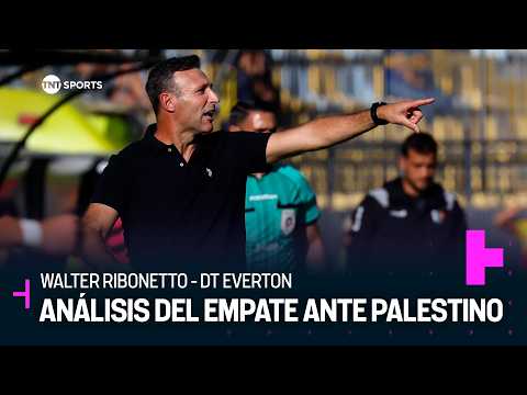 Ribonetto analiza empate 2-2 de Everton ante Palestino en Copa de la Liga