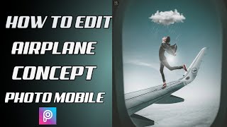 How to Edit airplane concept photo on PicsArt || picsart airplane photo editing tutorial screenshot 1