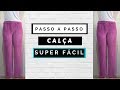 Passo a Passo Calça Super fácil  feito de Cobertor