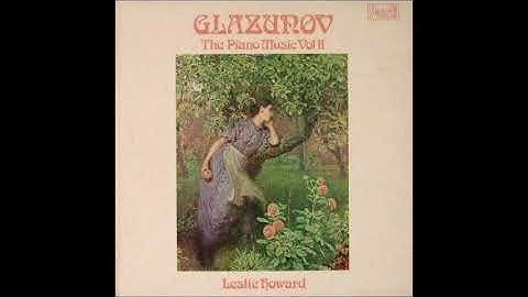 Alexander Glazunov : Theme and Variations ("on a Finnish Folk-Song") for solo piano Op. 72 (1900)