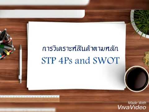 วิเคราะห์สินค้าตามหลัก STP 4Ps SWOT [MT60103]