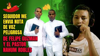 Seguidor me envió nota de voz diciendo toda la verdad de #felipeysoporte y su pastor #Nahum 😨 🔥🔥