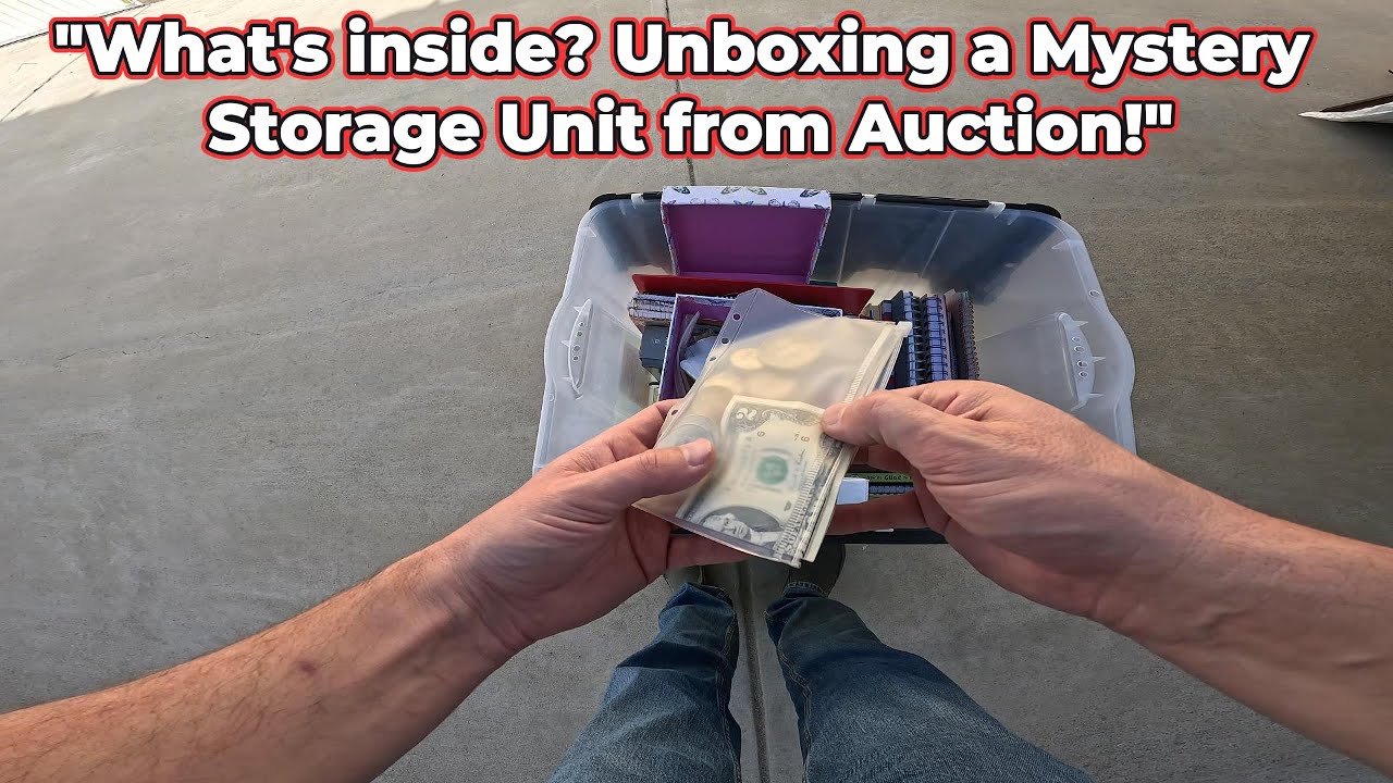 “What’s Inside? Unboxing a Mystery Storage Unit from Auction!”