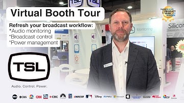 TSL Virtual Booth Tour | Refresh your broadcast workflow with audio, control and power solutions