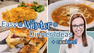 WHAT'S FOR DINNER? | 3 EASY DINNER IDEAS | PLUS A COOKIE RECIPE! | NO. 73