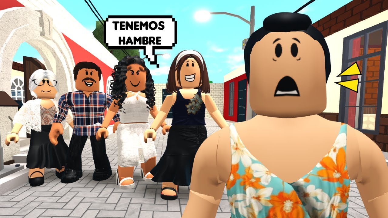 Invitamos a una amiga a comer y trajo hasta a los vecinos | Mamá vs Roblox
