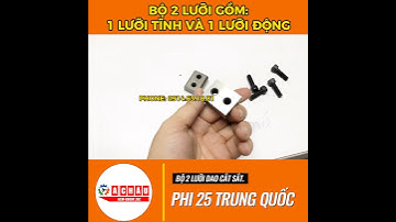 BỘ 2 LƯỠI DAO CẮT SẮT PHI 25 thay thế cho MÁY CẮT SẮT THUỶ LỰC CẦM TAY RC25 TRUNG QUỐC #shorts