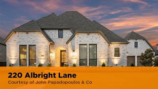220 Albright Lane Prosper, Texas 75078 | Brooke Finnigan | Real Estate Virtual Tour Companies