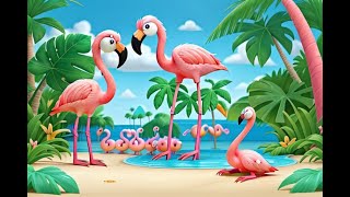 Flamingo's Dance KidsMusic|kidssongs|nursery rhymes|kids story time|DancingAnimals|CreativePlaytime