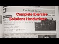 The Selfish Giant Full Exercise Handwritten Class 11 English 
