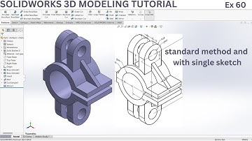 SolidWorks 3D Modeling Masterclass | Example 60  | SolidWorks 3D Modeling Tutorial | advanced level