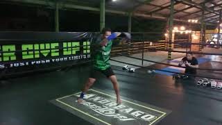 Muaythai shadow, train makes perfect!!