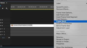 Faking Timelapse Motion Blur in Adobe Premiere Pro with Frame Blend