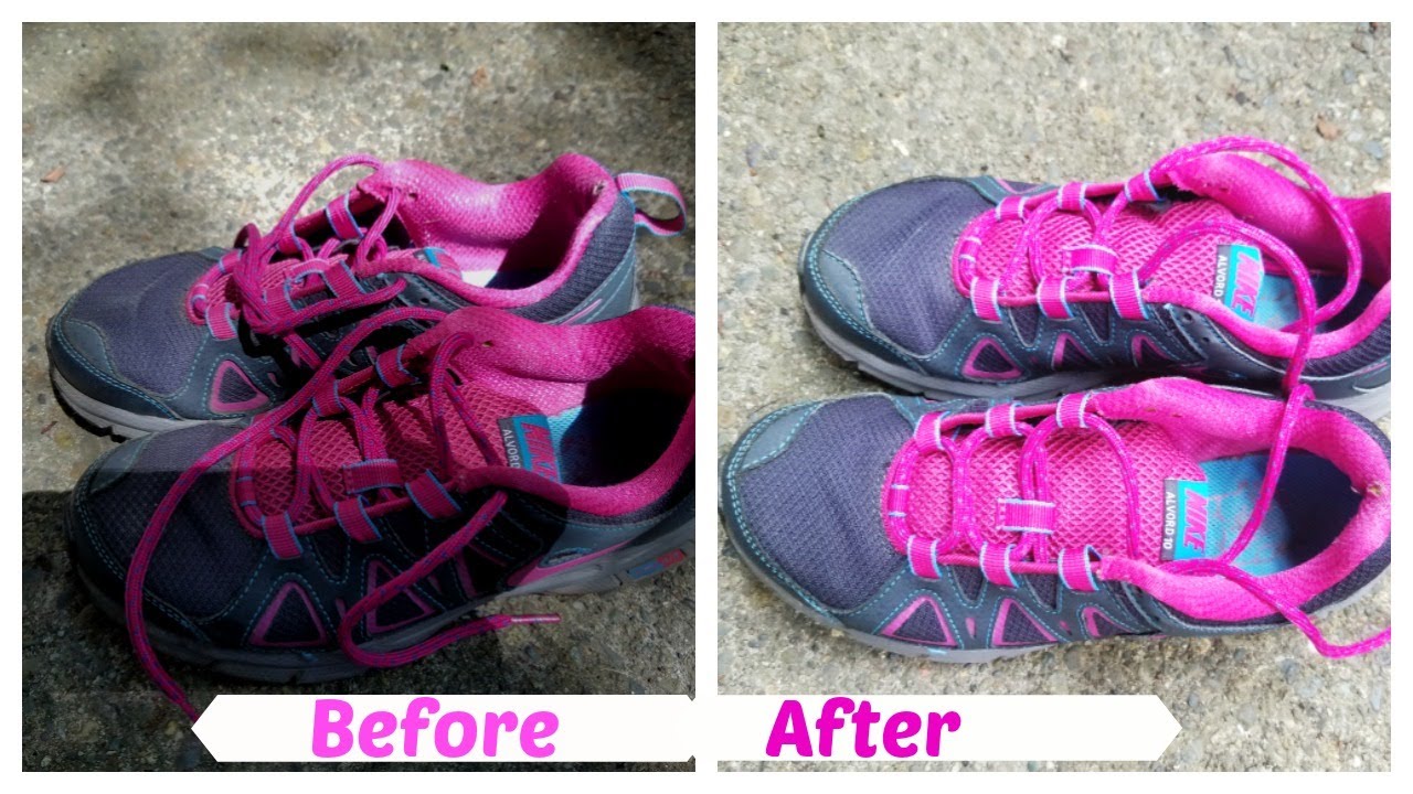 how to clean your sports shoes