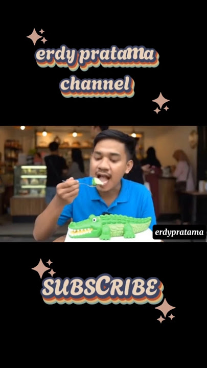 mukbang roti buaya jumbo, nikmatnyoo !!! #food #resep #review #mukbang #rotibuaya #makan #ai #veo3