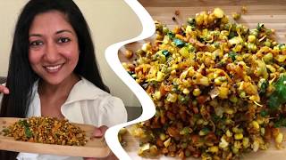 Moong Sprouts Chat I Moong Sprouts Salad I अंकुरित मूँग की चटपटी और स्वादिष्ट चाट की खाते रह जाओगे