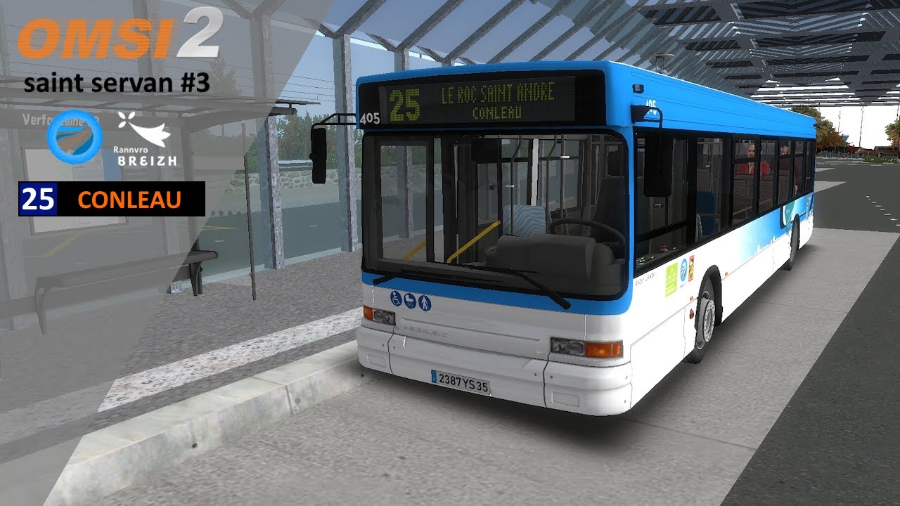 OMSI 2 saint servan #3 ligne 25 verfontaine ▶️ conleau