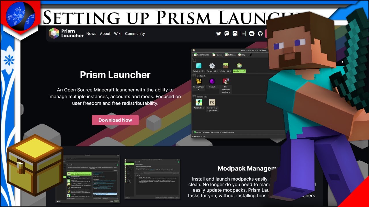 Prism Launcher, um poderoso lançador para o Minecraft - Diolinux