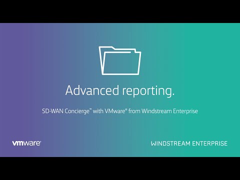 SD-WAN Concierge™ with VMware from WE: Real-time, customizable network analysis and reporting