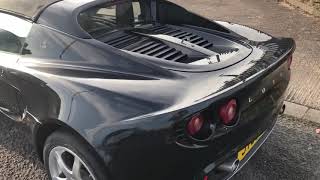 sports salvage black lotus Elise walk around Lotus Elise S For Sale Starlight Black Met Leather Black