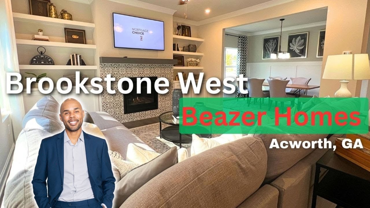 New Homes Brookstone West by Beazer Homes Acworth, GA Model Home Tour
