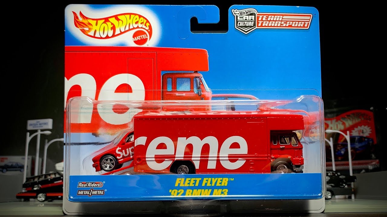 Lamley Showcase: Opening The Hot Wheels X Supreme Team Transport Set -  Youtube