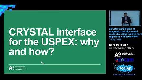 ML4MS18: Structure prediction of magnetic transition metal oxides by evolutionary algorithm and DFT