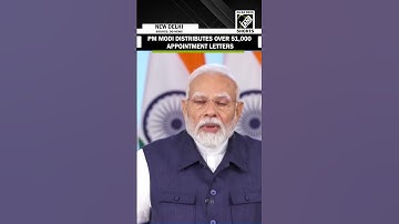 PM Modi distributes over 51,000 appointment letters to new appointees in various govt dept.