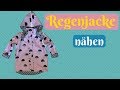 Regenjacke für Kinder nähen - Nähanleitung für eine Jacke mit Kapuze + kostenlosem Schnittmuster