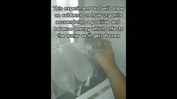 What is Orgonite and How to test it using water freeze test