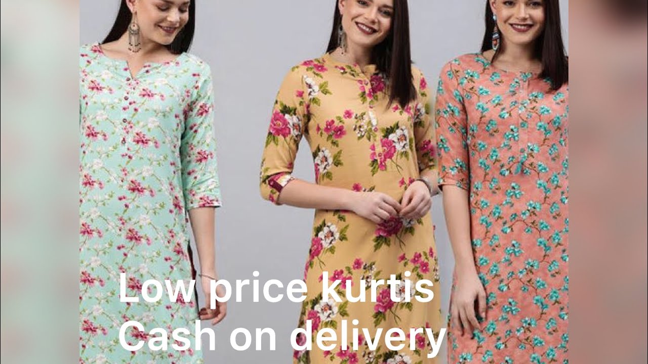 Kurtis in low price shopping/cash on delivery available/fashion
