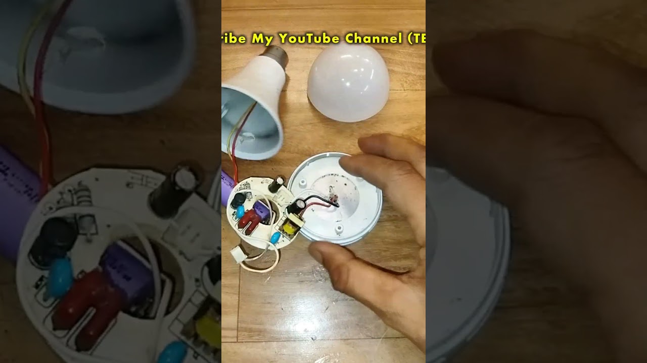 Easily Repair AC DC LED Bulb || Rechargeable LED Bulb Repair