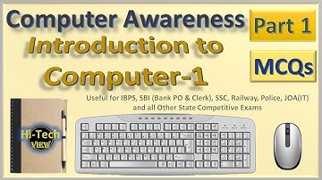Computer MCQ I Introduction to Computer by Rajesh Guleria | Part-1/2
