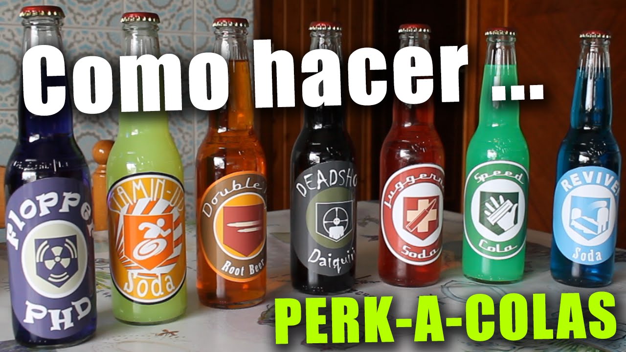 COMO HACER LAS PERKACOLAS Bebidas Zombies YouTube