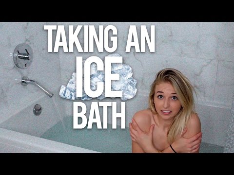 TAKING AN ICE BATH
