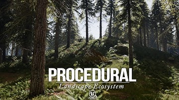 Procedural Landscape Ecosystem // Cinematic Trailer (60ᶠᵖˢ)