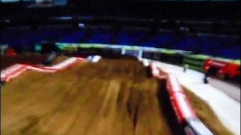 goproHD: AJ Catanzaro pratice 2013 monster energy supercross from Minneapolis HD Quality